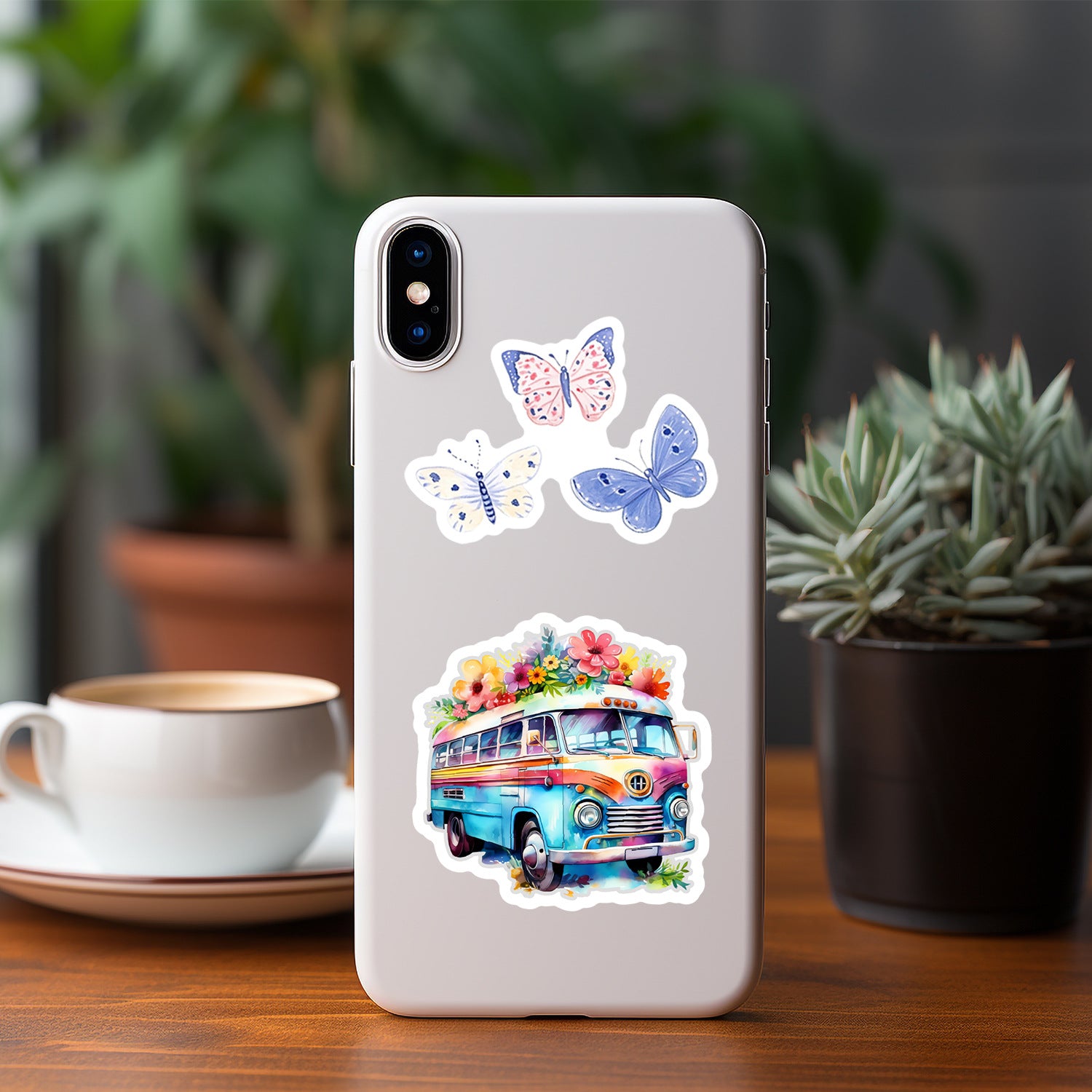 Wholesale 50pcs cute watercolor diary doodle stickers